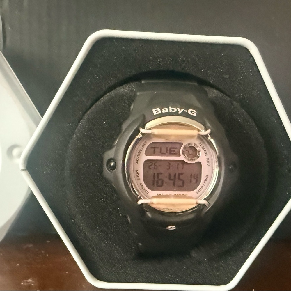 Casio Baby-G Shock Black and Pink Digital Sports Watch